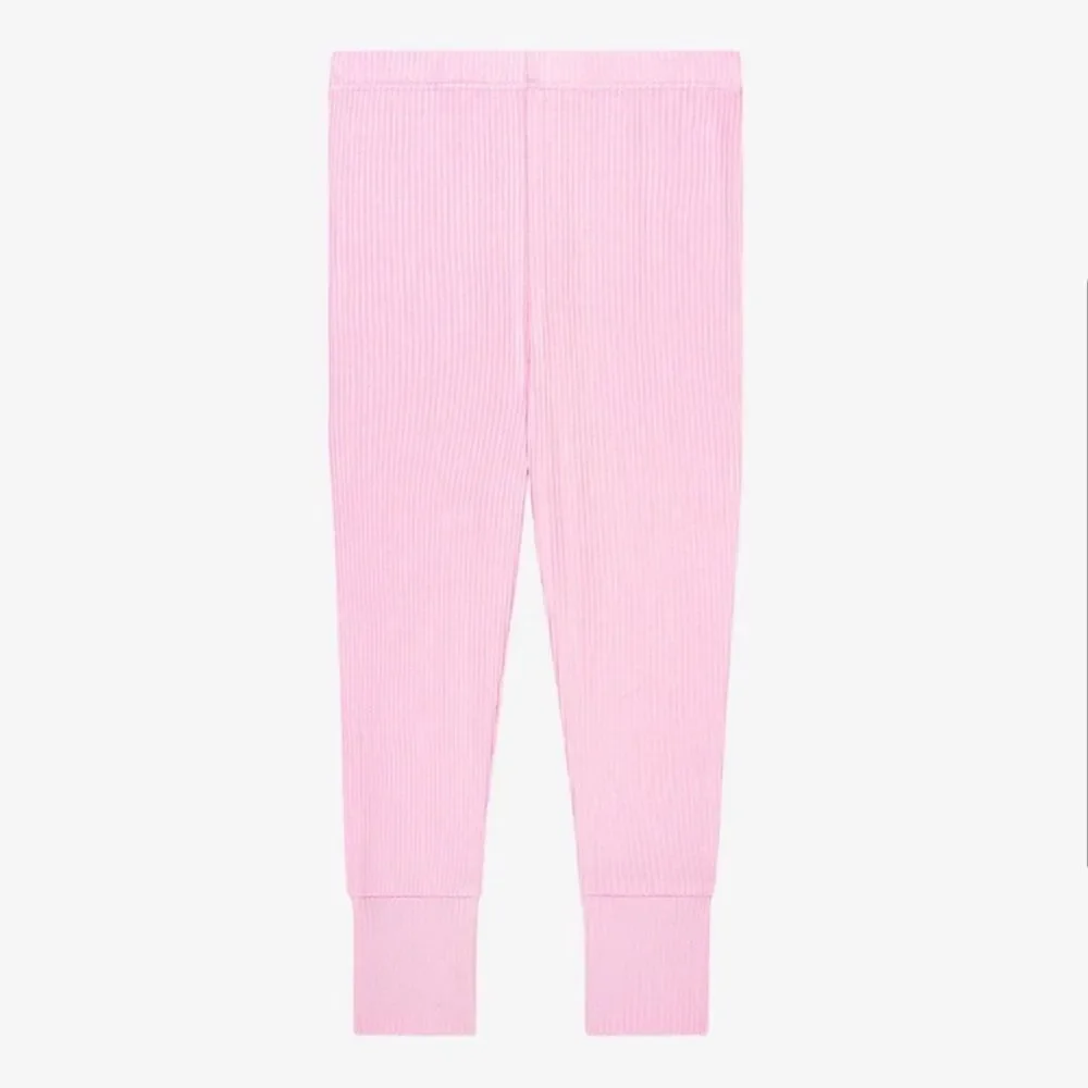 NWT POSH PEANUT RIBBED POSH PINK SHORT SLEEVE BASIC PAJAMA 6/12M